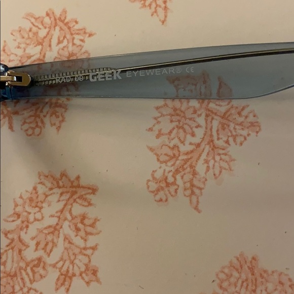 GEEK Eyewear Pale Blue Frames 54-17-145 - Picture 5 of 9